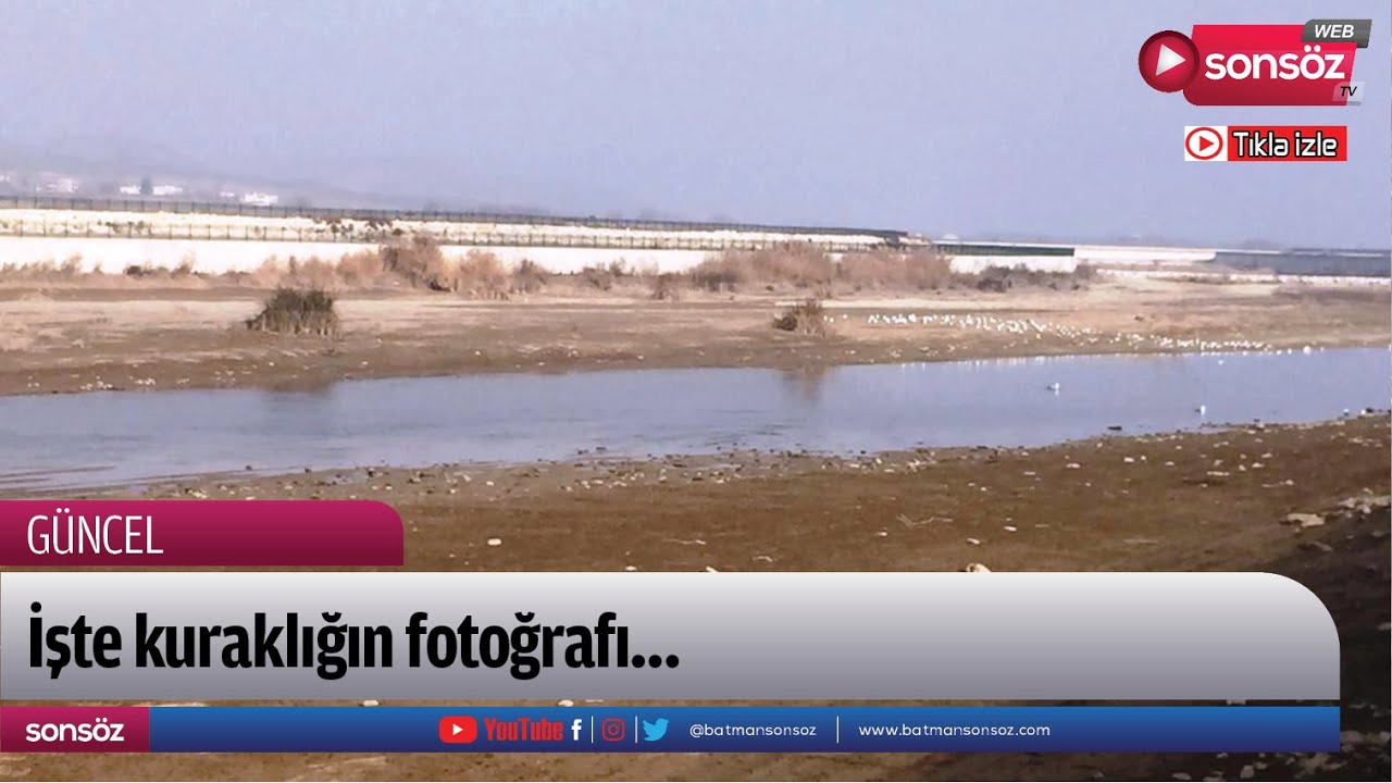 İşte kuraklığın fotoğrafı&hellip;