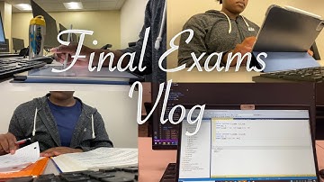 FINAL EXAMS WEEK VLOG OF A COMPUTER SCIENCE STUDENT | Productivity and Studying