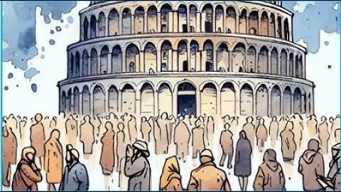 The Story of the Tower of Babel | Genesis 11 Explained | The Fall of Human Pride. #biblestories