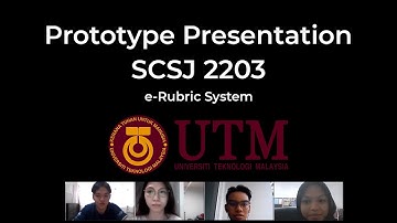 Prototype Presentation of e-Rubric System