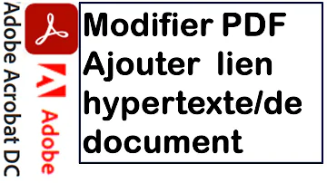 Comment mettre un lien hypertexte dans un PDF ?