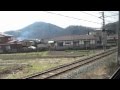「しなの鉄道」屋代高校前から屋代まで、走行風景