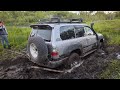 Как едет Land Cruiser 105 по болоту? Lexus LX 470 vs Land Cruiser 100 vs Terrano vs Hiace. OffRoad