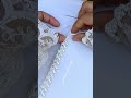 Most popular border lace embroidery #embroidery #reels #stonebeads #handmade #viralvideo #diy #usa