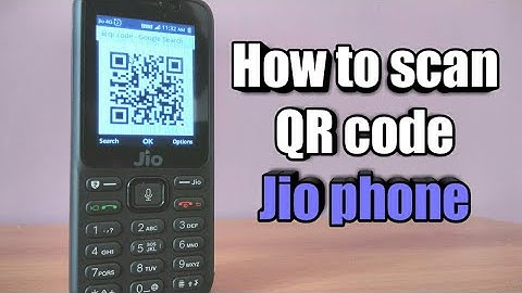 Jio phone : QR code scanner ✓
