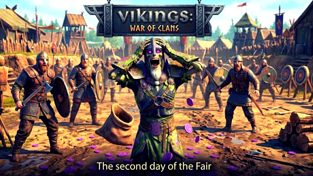 Весенняя Ярмарка день 2(Spring Fair Day 2)Vikings War of Clans #vikings #mmorpg