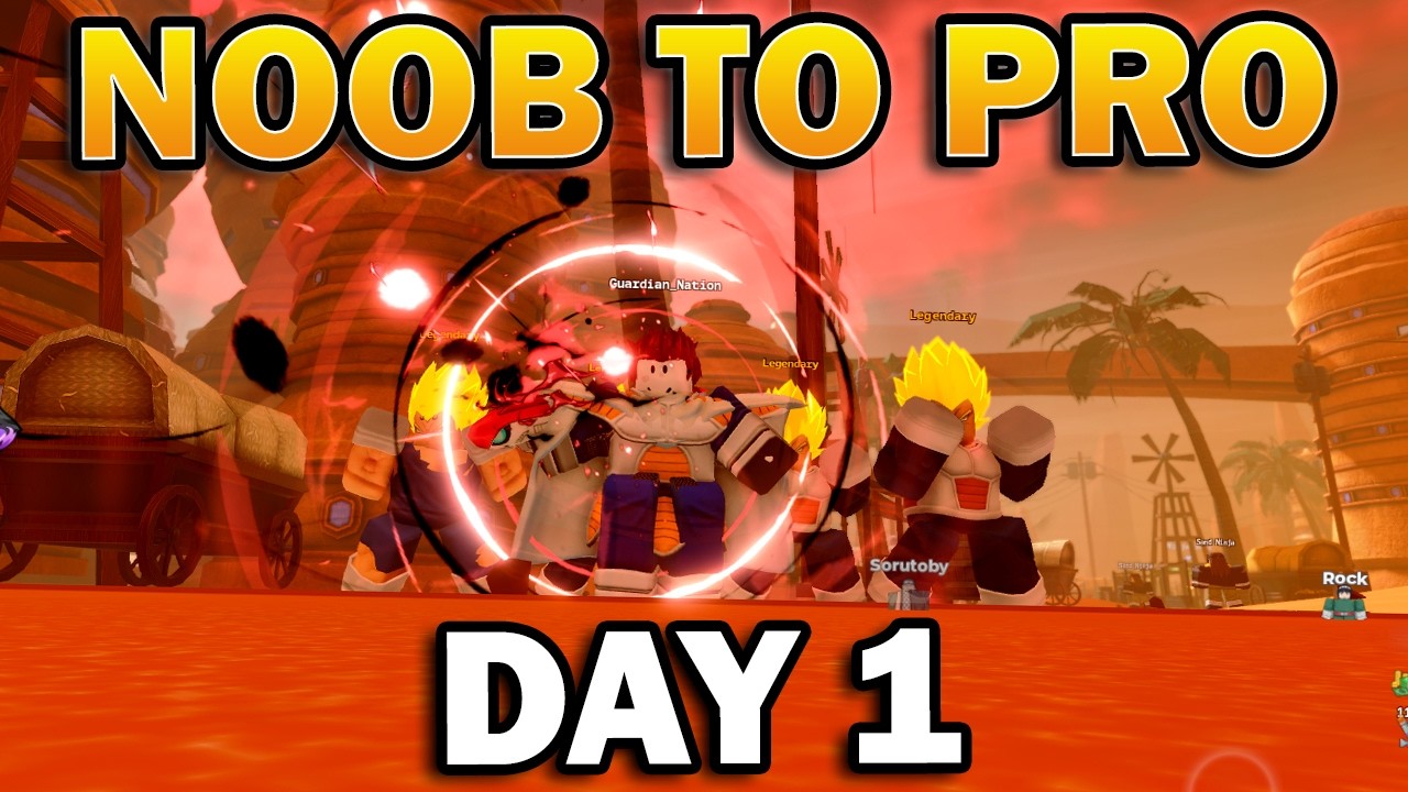 F2P Noob to Pro in Anime Warriors 3! Day 1 - YouTube
