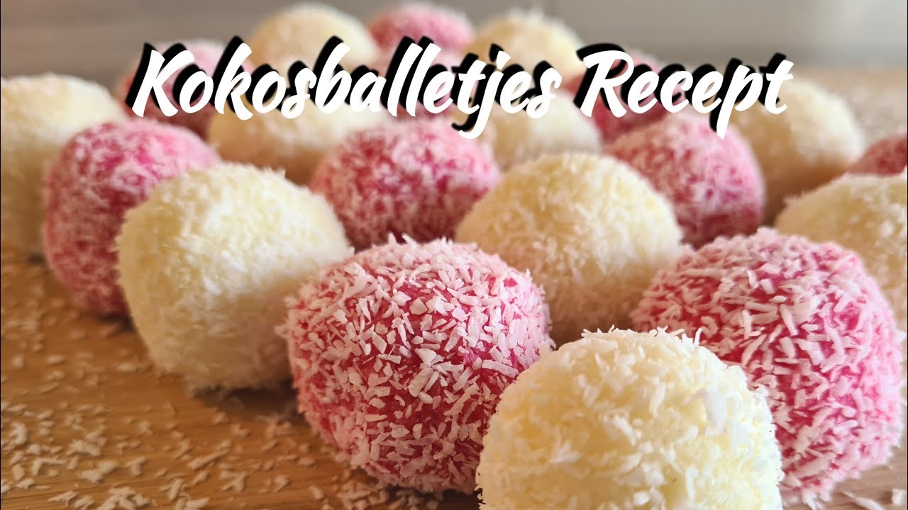 Kokosballetjes recept | Coconut balls recipe | EN Subtitle |
