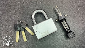 Mul-T-Lock Classic 🤍 PIN in PIN padlock picked and gutted