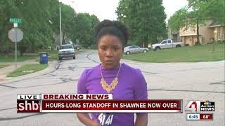 Shawnee police clear scene after 7-hour standoff