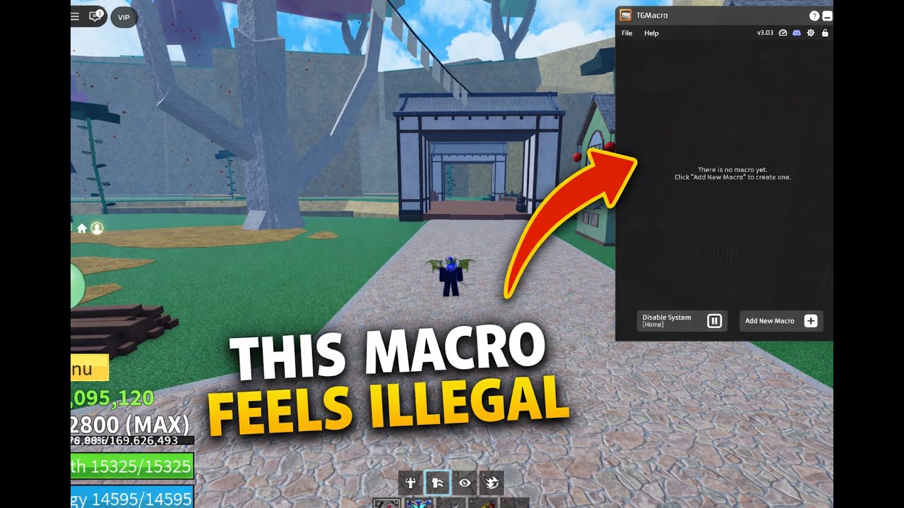 This macro feels illegal 😭 How to get macro in Blox fruit 2026