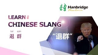 Chinese slang ‘退群’