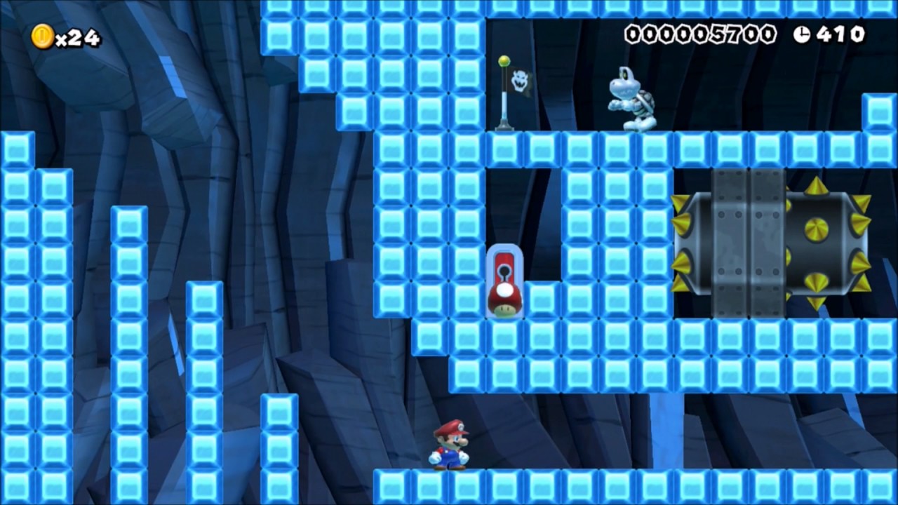 Black Ice Barricade: Beating Super Mario Maker's Unbeaten Levels!