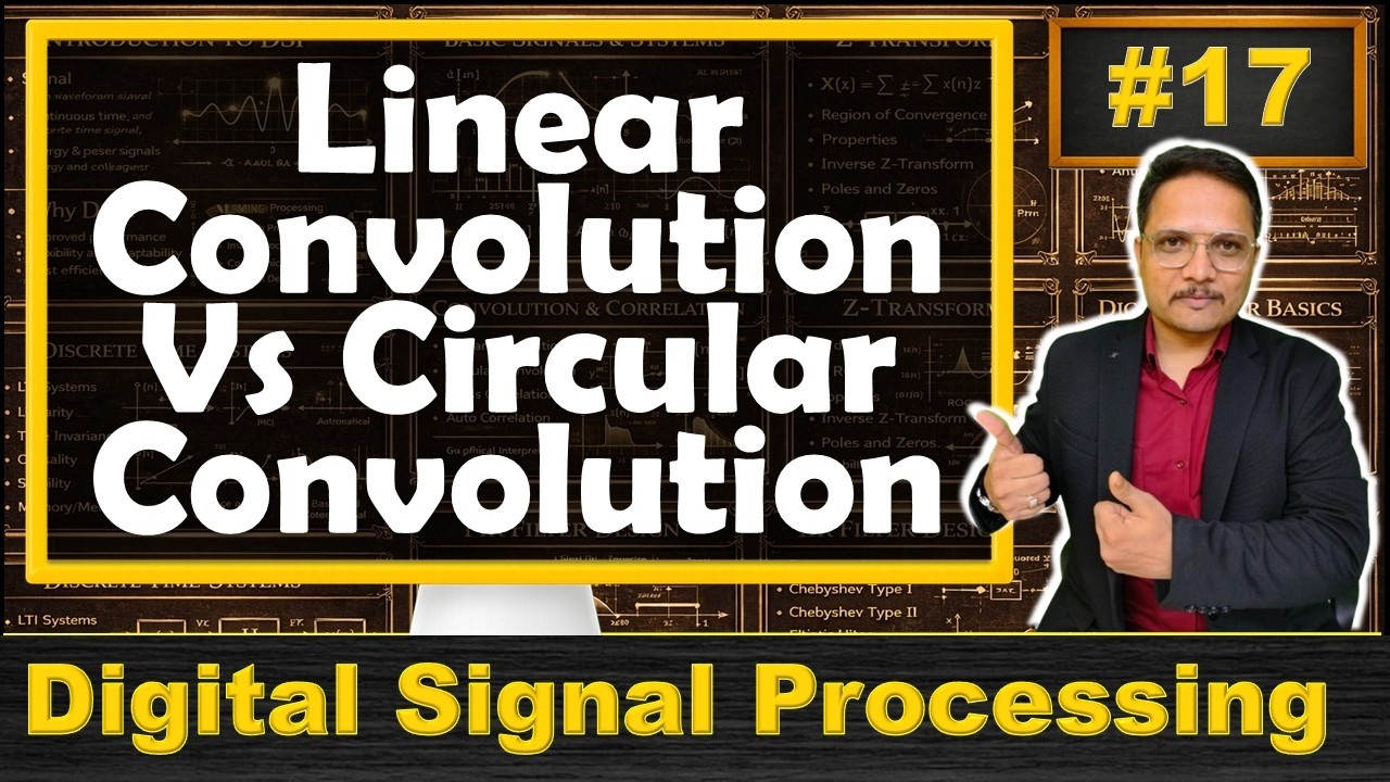 Comparision of Linear Convolution and Circular Convolution - YouTube