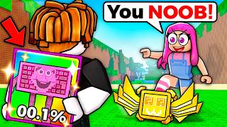 Trolling My Friend with 0.01% Brainrots in Kick a Lucky B...