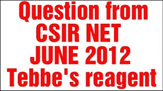 Download lagu Tebbe's reagent