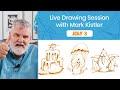 Live with Mark Kistler - Birthday Drawing - July 3