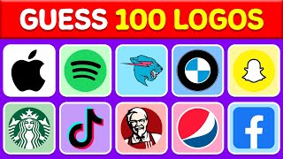 Can You Guess 100 Famous Brands Logo?  Logo Quiz