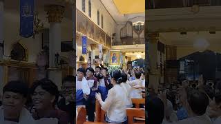 The Return of the Procession of the Madonna Salus Populi Romani of the Loreto Shrine, Manila.