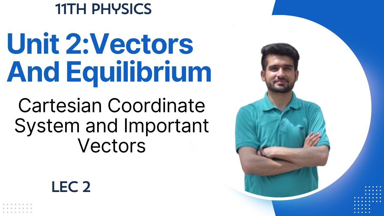 Lec 2 | Cartesian Coordinate System and Important Vectors - YouTube