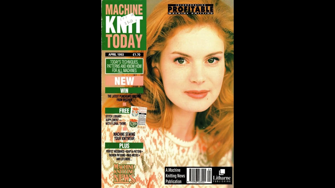 Machine knit today magazine №4 1993 Fashion magazine in english