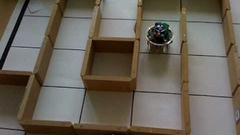 epuck navigating maze