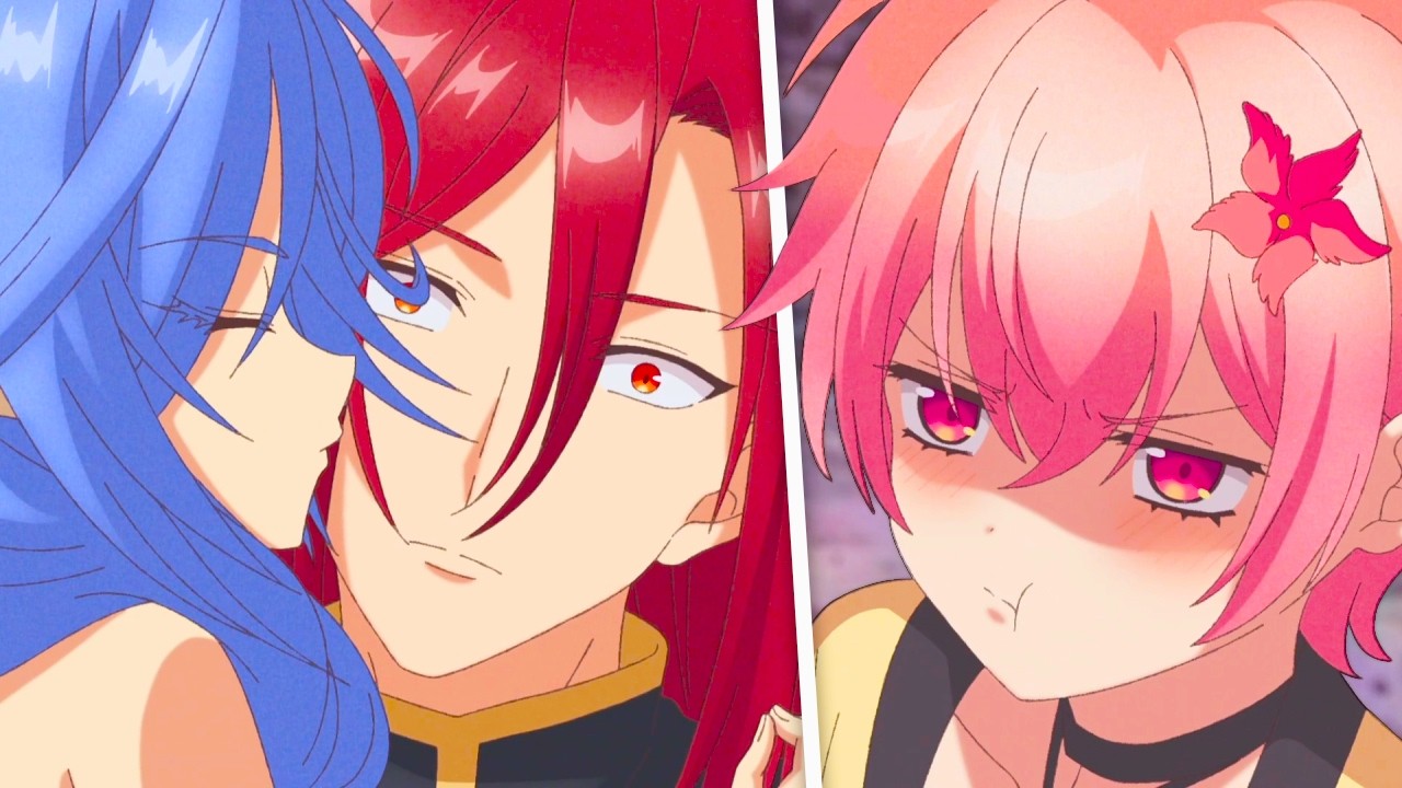 Cuando tu WAIFU se pone muy CELOSA al verte BESÁNDOTE con otra MUJER