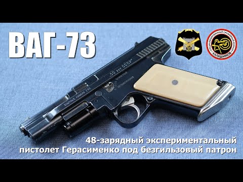 видео: 48-зарядный пистолет Герасименко ВАГ-73 под безгильзовый патрон