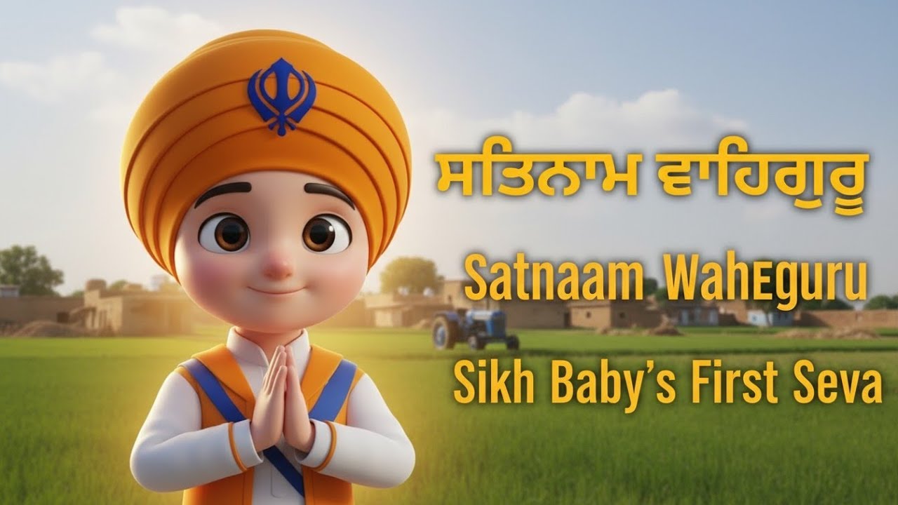 Sikh Baby’s First Seva | Tiny Hands, Big Heart | Prabh Ka Simran Animated Story