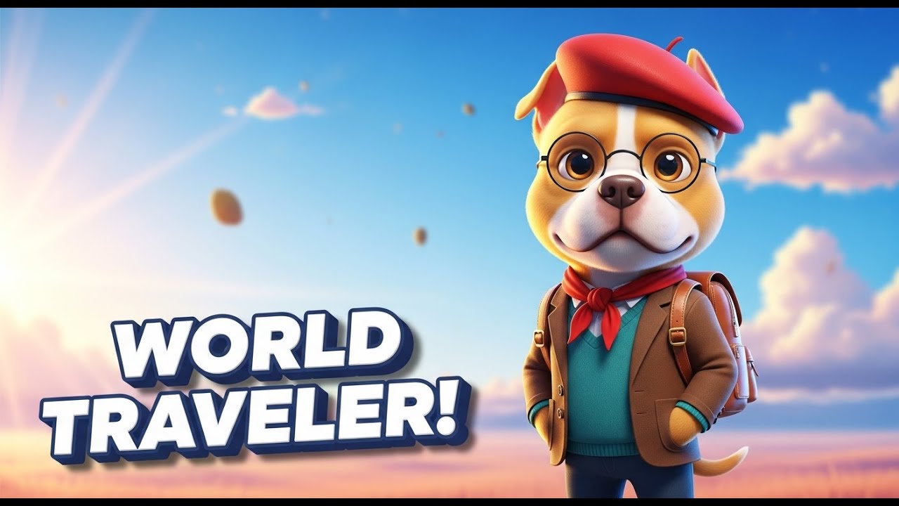 Bubu Ai Pitbull | Funny dog animated pet world adventure 🌍✈️