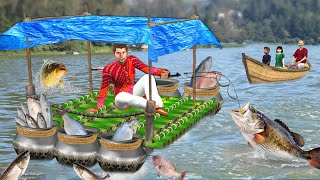 Bartan Boat Fishing Hindi Stories Hindi Bedtime Moral Stories Hindi Kahani New Funny Comedy Video