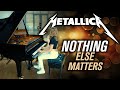 Metallica  nothing else matters heavy metal ballad on piano piano cover