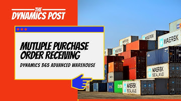 Purchase Order Receiving by Load (Multiple PO Receiving)