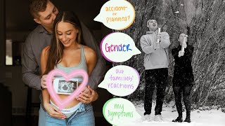WE&#39;RE PREGNANT! Trying, finding out, families reactions, and gender reveal
