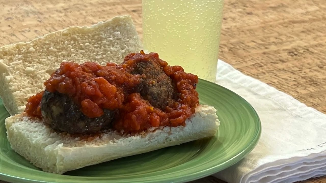 There Is This Cute Little Restaurant in Paris Called Balls - French Meatball Sub - Tomato Sauce