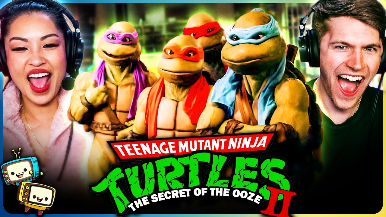 TEENAGE MUTANT NINJA TURTLES II: THE SECRET OF THE OOZE (1991) Movie Reaction! | First Time Watch!