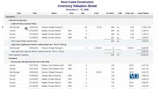 QUICKBOOKS TUTORIALS 06 10 Create A Detailed Inventory Valuation Report