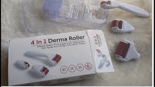 شوفوا #الديرما_رولر عملت فيا ايه بعد استعمال شهور Derma roller 4 in 1l