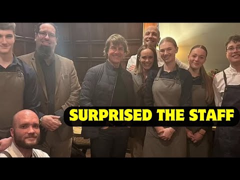 Tom Cruise Makes Day of Restaurant Staff in Derbyshire!