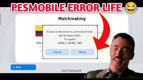Pesmobile Online Match Error|Pes Error|Pesmobile Funny Troll Video