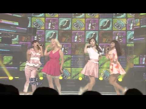 100926 인기가요 씨스타 - 가식걸