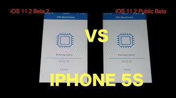 iOS 11.2 Beta 2 VS iOS 11.2 Public Beta : SPEED TEST + Benchmark! (iPHONE 5S)