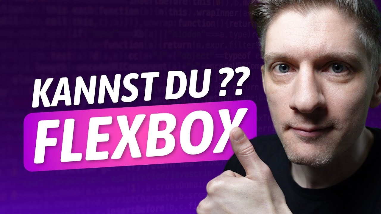 Lerne CSS Flexbox in der Praxis - YouTube