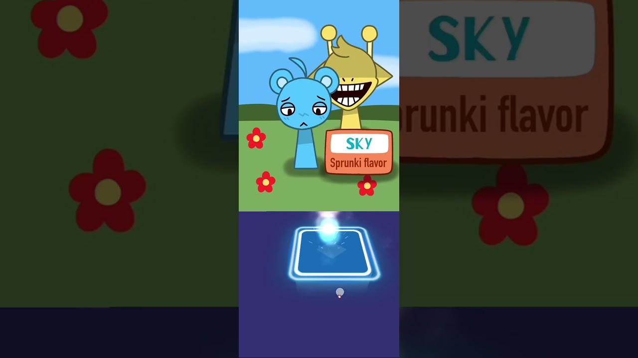 🩵 Sky crying dance 🩵 | Sprunki Incredibox #sprunki #sky #cute #dance #crying #funny #jevin #simon