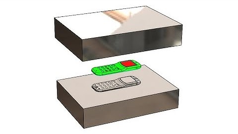 SolidWorks Mold Tools Tutorial #319 : plastic mobile cover mold (mold tools course)