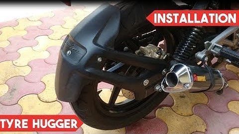 How To Install Rear Tyre Hugger on Pulsar 220