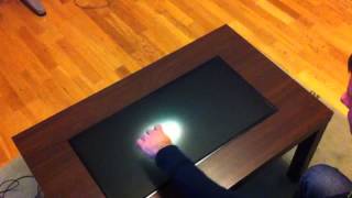 Touch RGB-LED Table (first test)