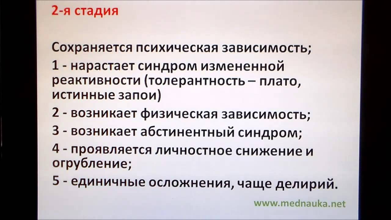 Стадии алкогольной зависимости, как заболевания - YouTube