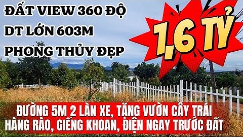 304| Hiếm! Lô Đất Nghỉ Dưỡng View Toàn Cảnh 360° – Full Vườn Trái Cây, Hàng Rào Hoàn Chỉnh