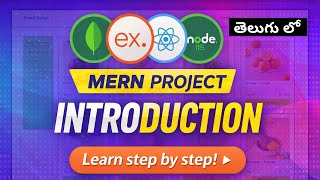1. MERN Project Introduction || MERN Grocery app Tutorial in Telugu